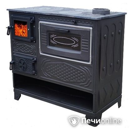 Отопительно-варочная печь МастерПечь ПВ-05С с духовым шкафом, 8.5 кВт в Соликамске